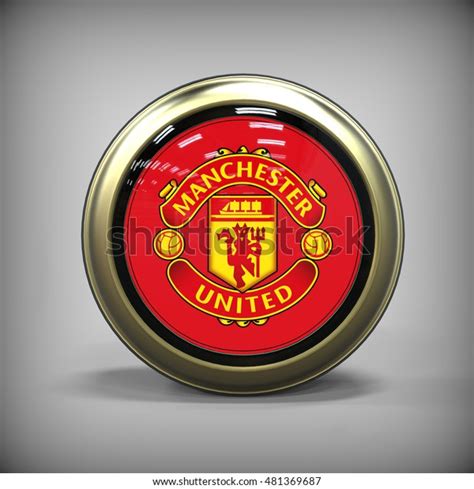 Manchester United Logo Stock Illustration 481369687