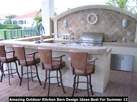 Amazing Outdoor Kitchen Bars Design Ideas Best For Summer Homyhomee