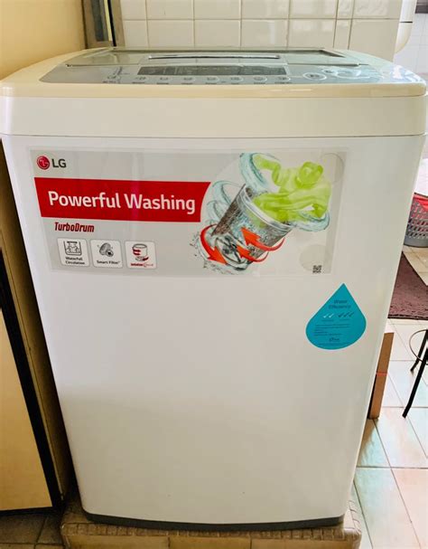 LG 7kg Turbo Drum Top Load Washing Machine TV Home Appliances