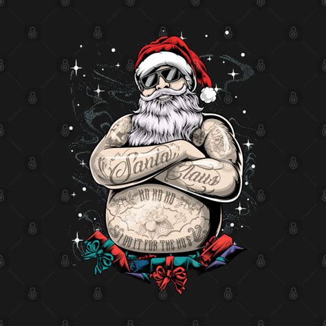 Gangsta Santa Clause Christmas T Shirt Teepublic