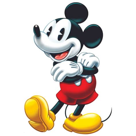 Old Mickey Mouse Disney Cartoon Characters Decors Wall Sticker Art