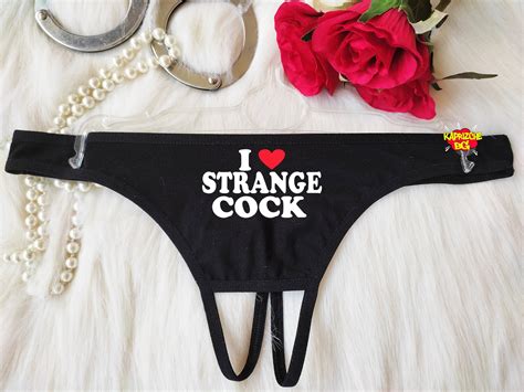 i love strange cock sexy crotchless panties hot wife clothing etsy