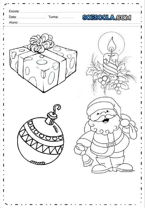 Desenhos De Natal Para Colorir E Imprimir Desenhos Natalinos