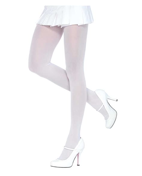 opaque nylon pantyhose white ghost costumes horror
