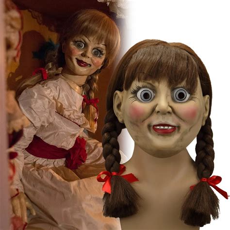2019 The Conjuring Annabelle Mask Latex Cosplay Halloween Scary Movie