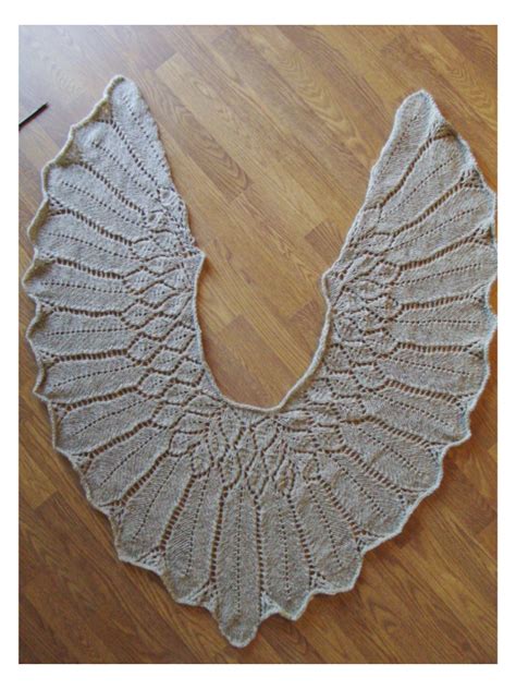 Knit Wings Shawl For Crochet Reference Chal Bordado
