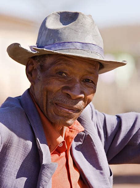 Seniors People Portrait Sad Old Black Man With Hat Stock Photos
