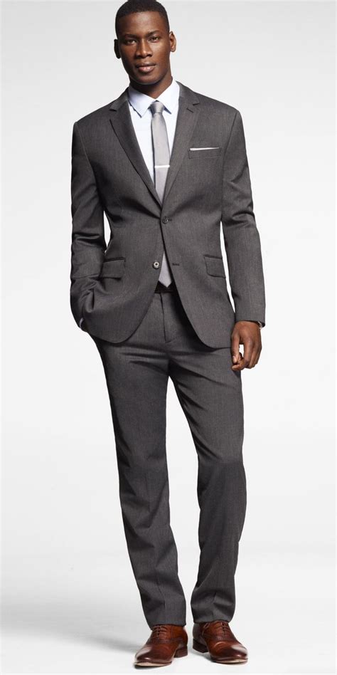 Style Guide How To Wear A Gray Suit With Brown Shoes Grey Suit Brown
