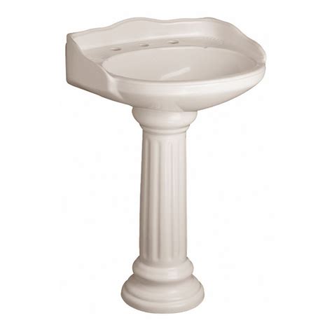 Barclay 3 758bq Victoria Bisque Pedestals Single Bowl Bathroom Sinks