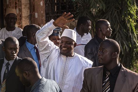 Troops Enter Gambia As New President Is Sworn In The New York Times