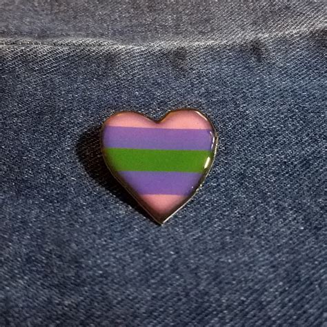 Trigender Pride Pin Lgbt Pin Tri T Pride Pin Rainbow Pin Etsy