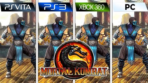 Mortal Kombat 9 2011 Ps Vita Vs Ps3 Vs Xbox 360 Vs Pc Fps Graphics