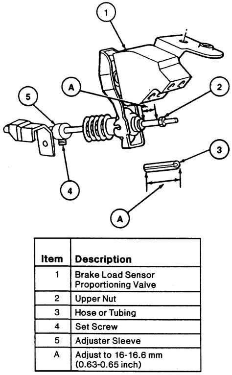Brake Proportioning Valve Ford Taurus