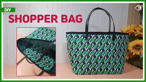 Diy Shopper Bag Big Size Bag 빅사이즈의 쇼퍼백 만들기 Tote Bag Shoulder Bag