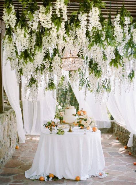 21 Stunning Outdoor Wedding Dessert Table Ideas