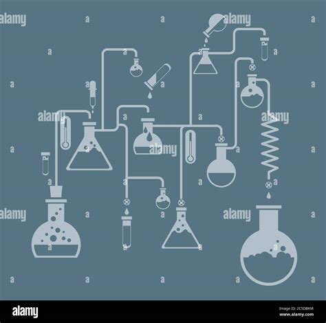 Chemistry Infographics Template Showing Various Tests Being Conducted