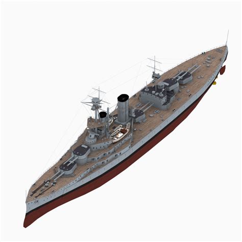 3d Hms Canada Battleship Royal Navy Model 1146671 Turbosquid