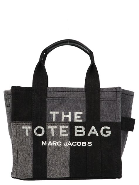 Marc Jacobs The Denim Mini Tote Bag In Black Lyst Canada