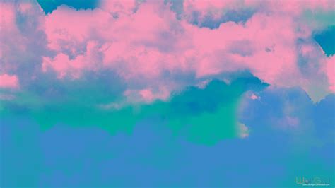 Desktop Wallpaper Clouds Minimalist