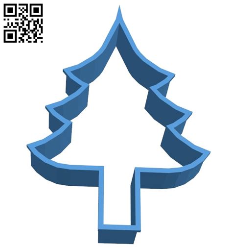Christmas Tree Cookie Cutter B007870 File Stl Free Download 3d Model