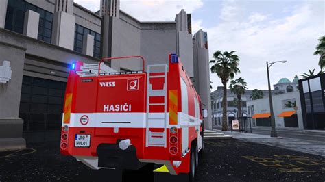 Gta V New Wiss Scania Fire Truck Wip Preview Hd Youtube