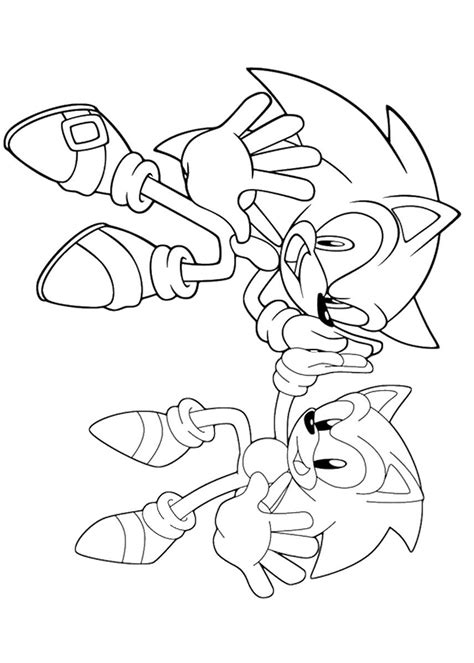 Coloriage Sonic Coloriage Sonic Le Film à Imprimer