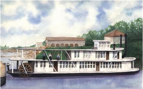 Lovely Painting Of The Morning Star Riverboat From The Photograph I