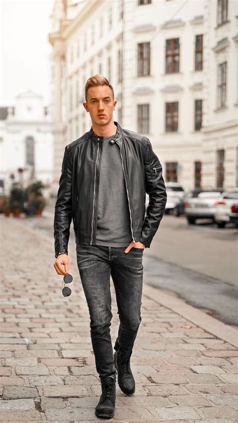 Leather Jacket Mens Style