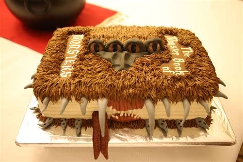 At cakeclicks.com find thousands of cakes categorized into thousands of categories. Harry Potter Monster Book of Monsters cake | Harry potter ...