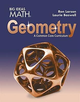 Big Ideas Math Geometry Larson Big Ideas Geometry Hardcover Ebay