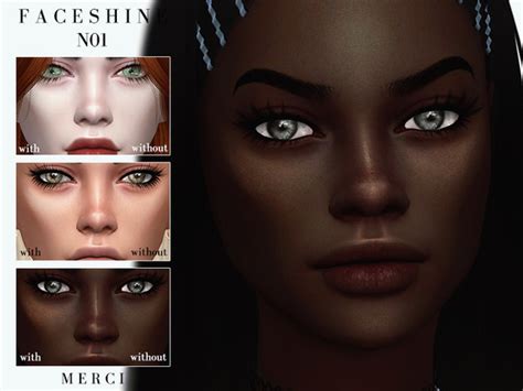 Face Shine N01 By Merci At Tsr Sims 4 Updates