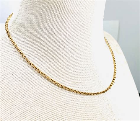 Vintage 9ct Gold 18 Inch Belcher Chain Fully Hallmarked Reserved