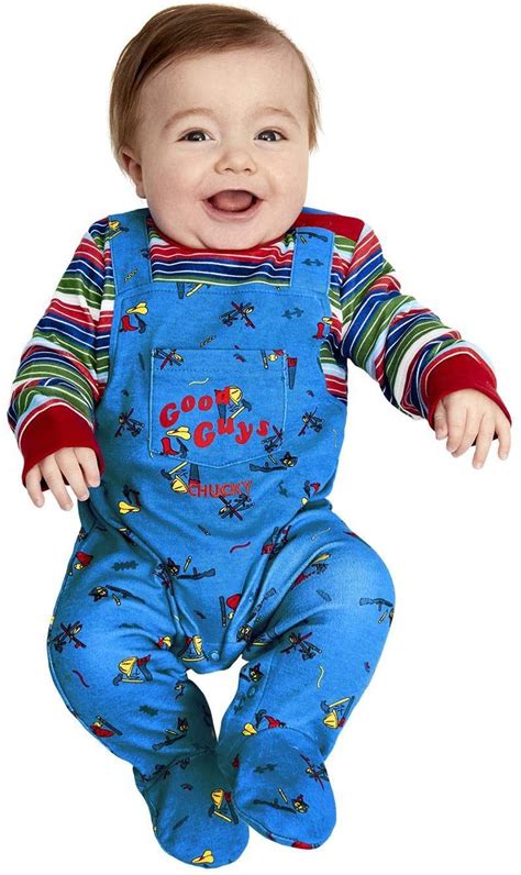 Smiffys Infant Smiffys Officially Licensed Chucky Baby Costume Smiffys