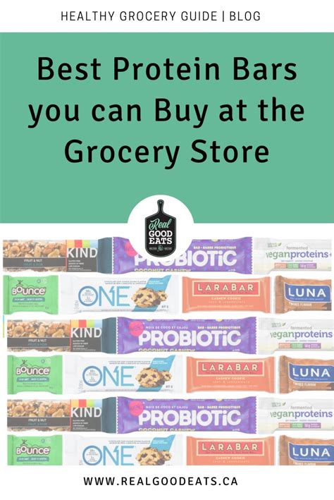 The Best Protein Bars You Can Buy At The Grocery Store With Text Overlaying