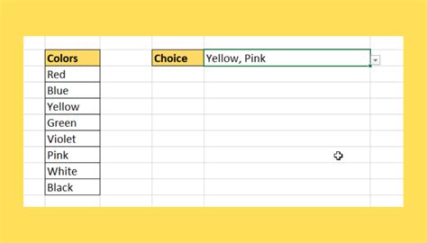 Make Multiple Selections From Drop Down List In Excel Sheetaki