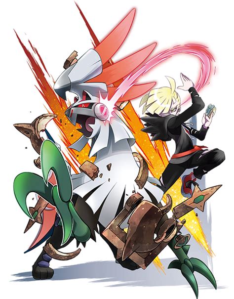 File Gladion With Silvally Png Bulbagarden Archives