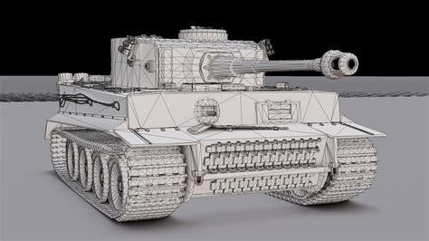 Tiger 1 Tank Pbr 3d Model Cgtrader