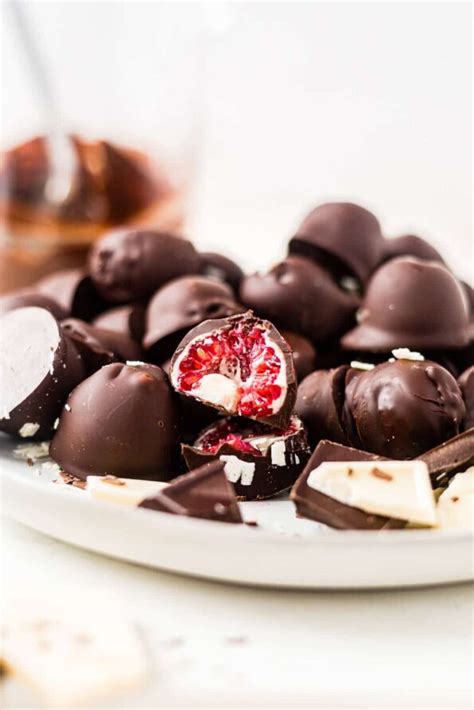 Chocolate Covered Raspberries Tru Fru Copycat What Molly Made