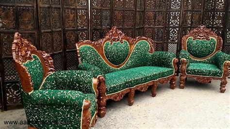 26 Maharaja Sofa Set In Teak Wood Aarsun You