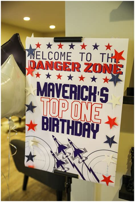 Top One Mavericks Top Gun First Birthday