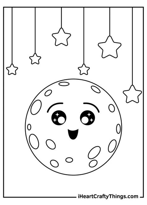 Moon Coloring Pages 100 Free Printables