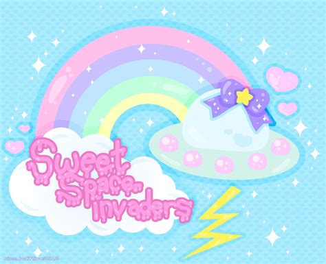 Sweet Space Rainbow Pastel Background Wallpapers Kawaii Wallpaper Cute Wallpapers