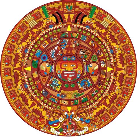Piedra Del Sol Calendario Azteca Culturas Prehispanicas De Mexico Aztecas