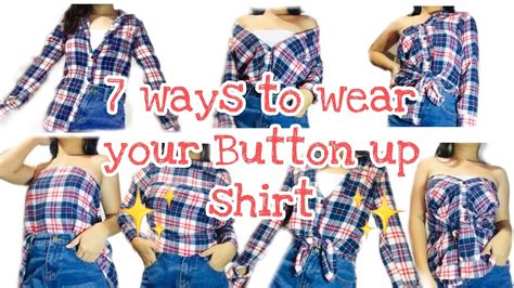 Ways To Wear Your Button Up Shirt Girls Hacks Youtube