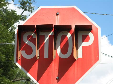 Stop Sign In My Yard Gabriella319 Flickr