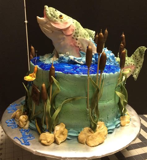 Fish Birthday Cake For Men De Pesca Fish Cake Birthday