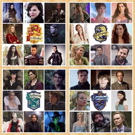Ouat Characters Sorted Into Hogwarts Houses By Claudia T Hogwarts