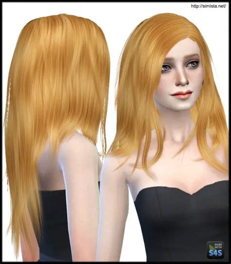 Sims 4 Hairs Simista Stealthic Runaway Hairstyle Retextured