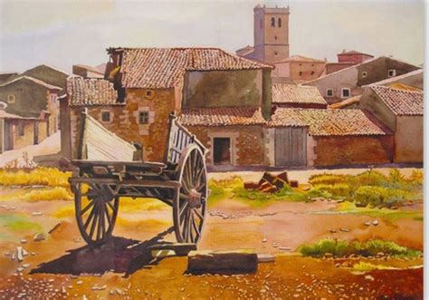 Historia Y Evolución De La Pintura Artística Paisaje Pueblo Pintura