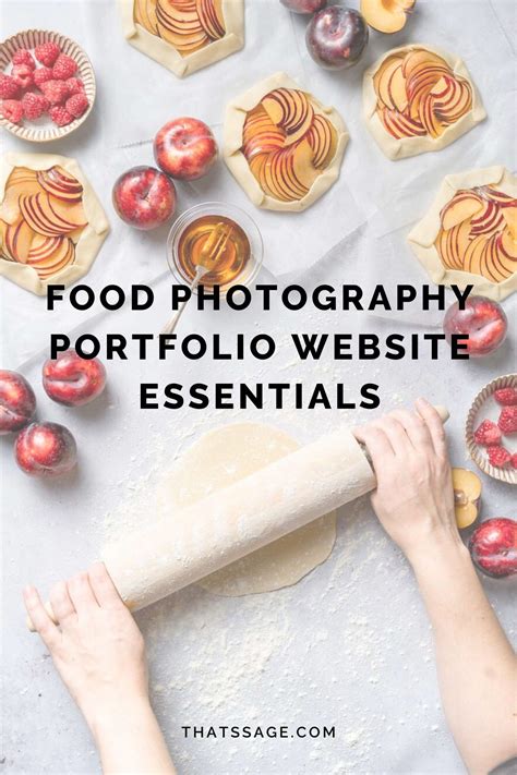 Food Photography Portfolio Website Essentials Thats Sage In 2020